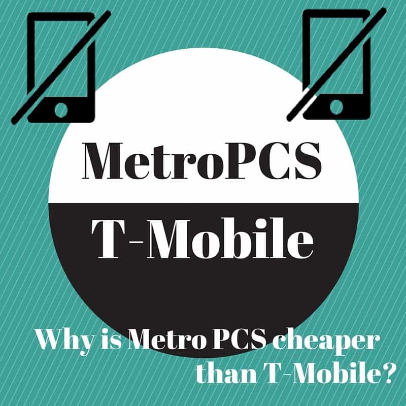 Photo diagram showing Why is Metro PCS cheaper than T Mobile?