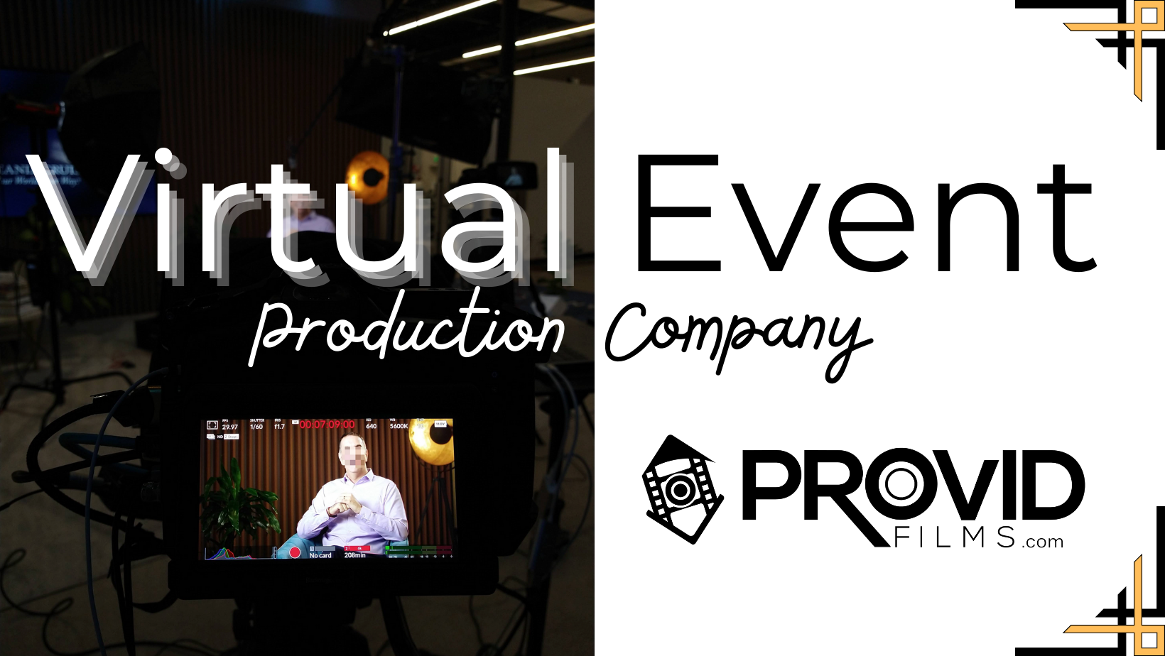 virtual event production company graphic