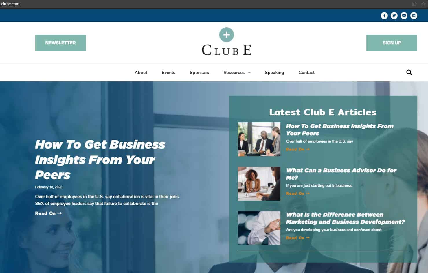 Welcome to Club E _ A Business Leader Community