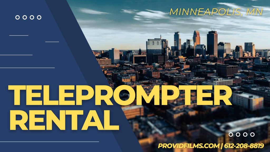 Minneapolis Teleprompter Rental & Video Production Company