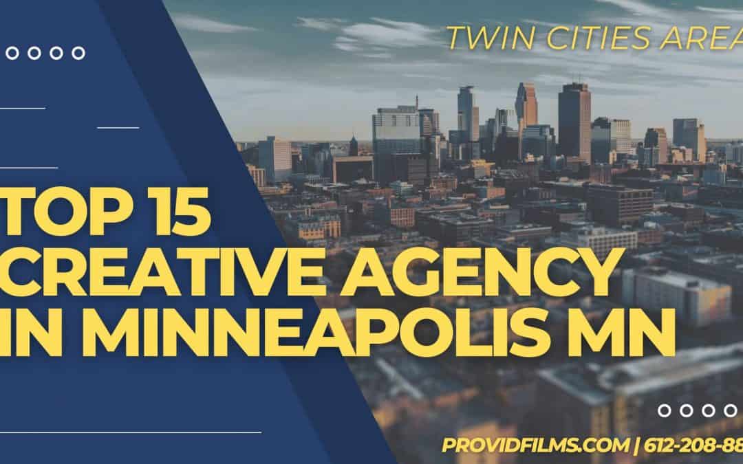 Provid Films – video production company named top creative agencies in Minneapolis MN