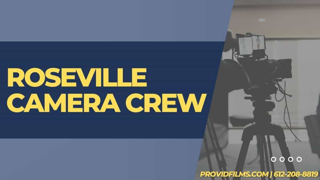 Graphic of a video camera with the text saying "Roseville Camera Crew"