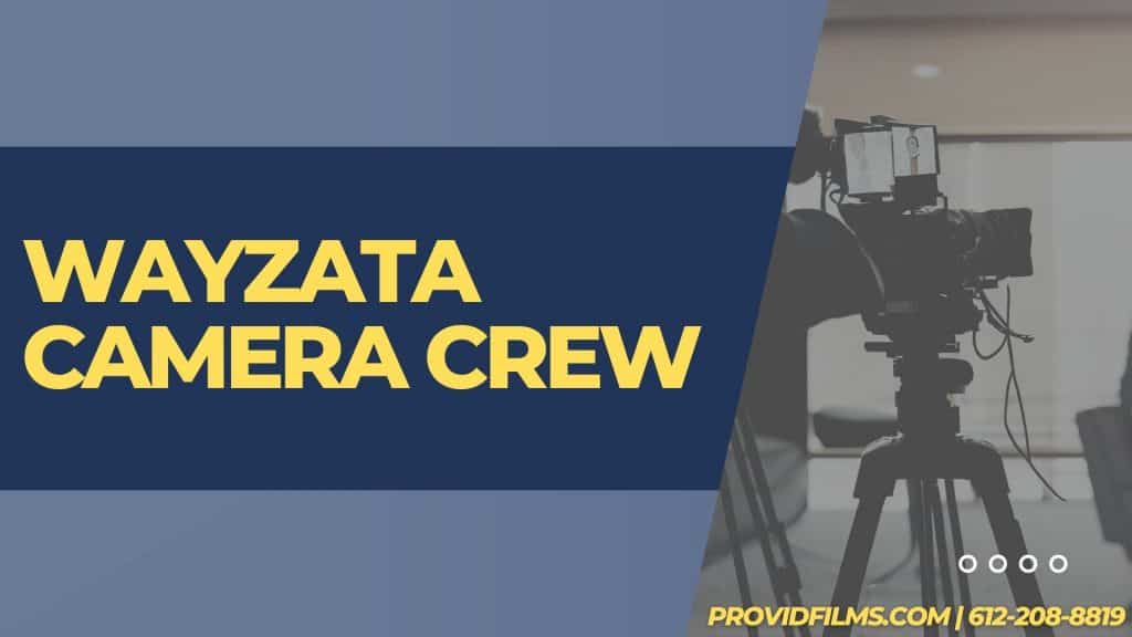 Graphic of a video camera with the text saying "Wayzata Camera Crew"