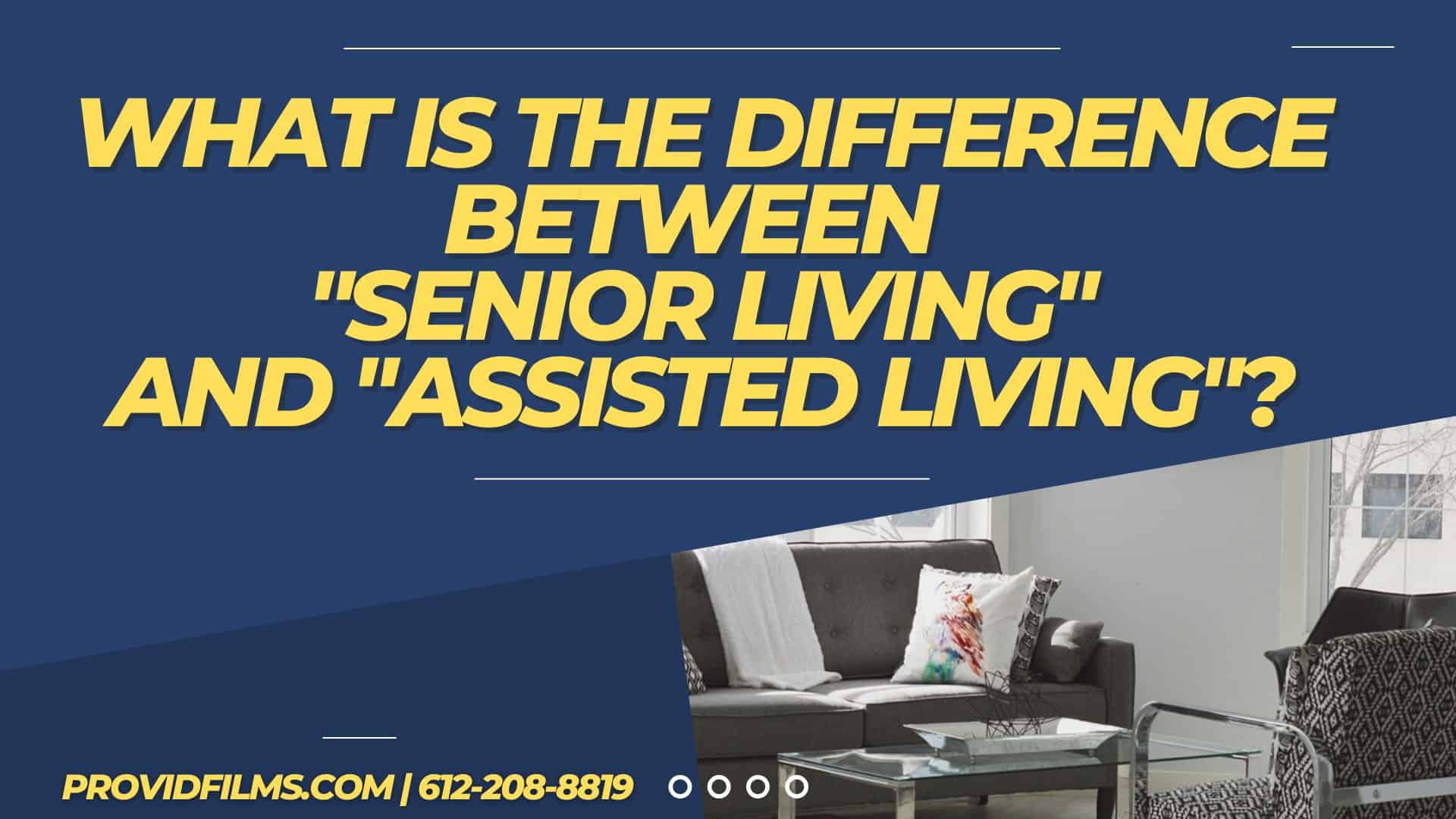 what is the difference between assisted living and senior living